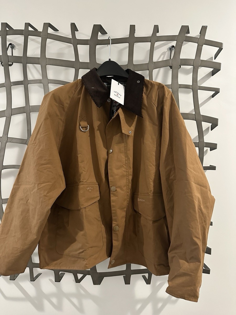 New Noah x Barbour Wading Jacket Tobacco Mens XL | eBay