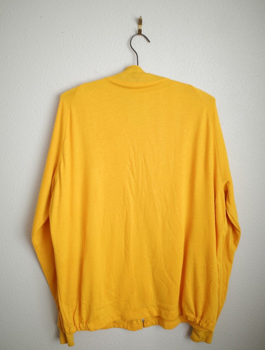 Vintage 60s Mason Sports Large Jersey Zip Shirt Athletic Wear