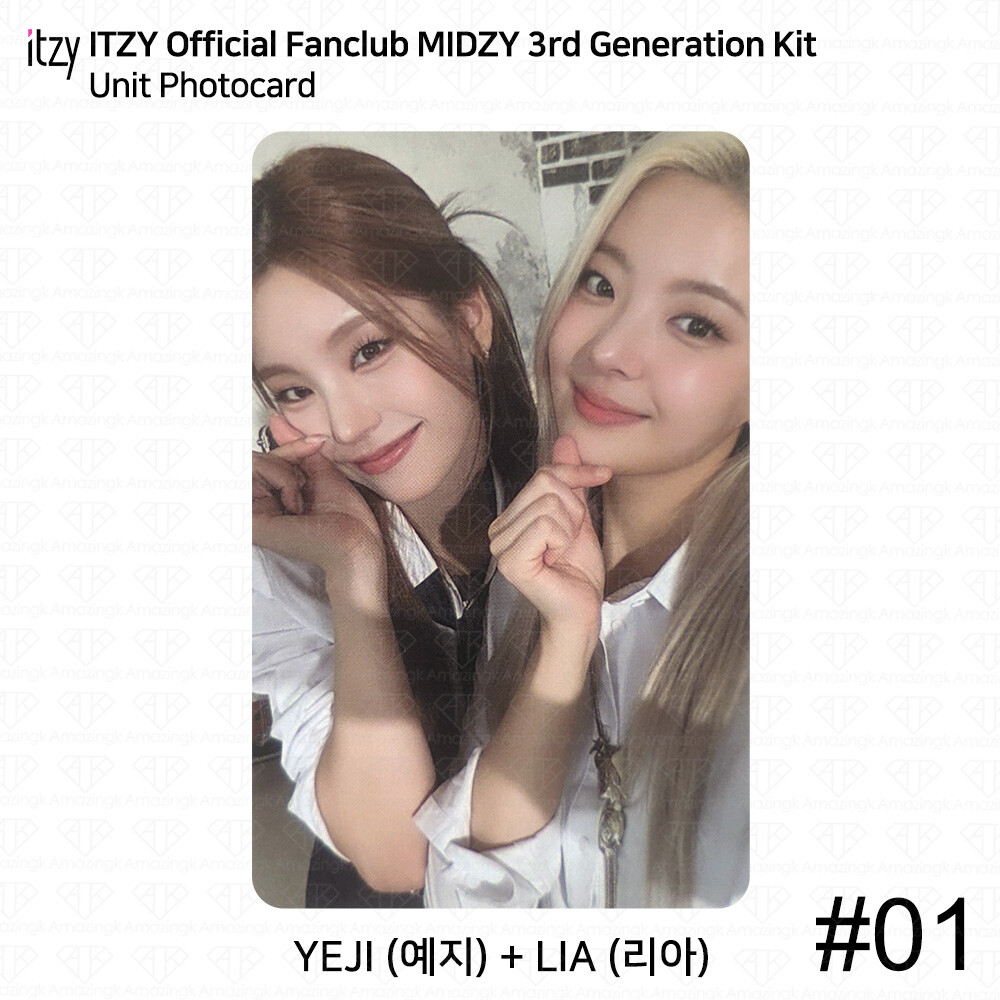 ITZY Official Fanclub MIDZY 3rd Generation Kit Photocard ID Photo