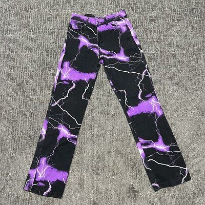 Jaded London Womens Lightning Jeans Size 26 Boyfriend Fit Black