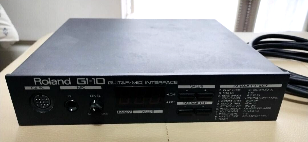 Roland GI-10 Guitar Synthesizer MIDI Interface Made in Japan GK | eBay