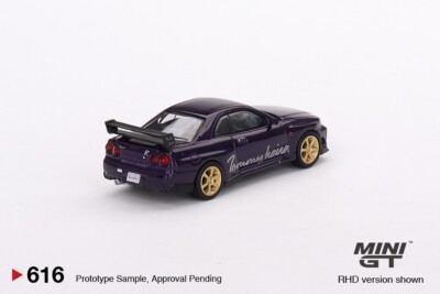 Mini GT 1:64 Nissan Skyline GT-R (R34) Tommykaira R-z Midnight