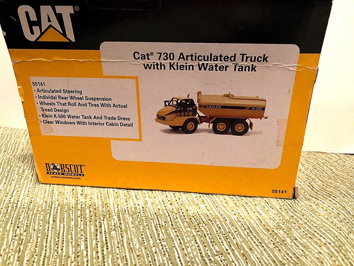 Norscot Cat 730 Articulated Truck with Klein water tank Die-Cast 1