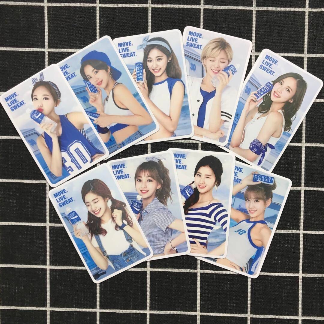 TWICE ポカリ POCARI SWEAT 当選 トレカ 全員9枚セット TWICE ポカリ