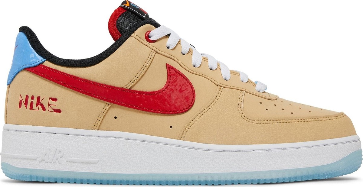 DQ7628-200] Mens Nike AIR FORCE 1 LOW '07 LV8 'SATELLITE SESAME