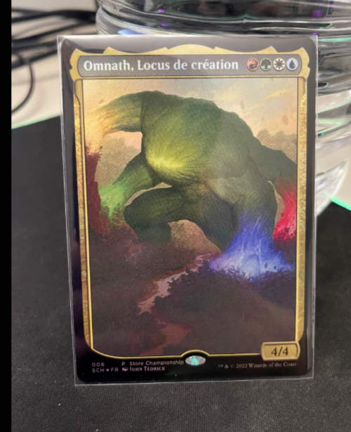 MTG 創造の座、オムナスfoilプロモ チャンピオンシッププロモ MTG