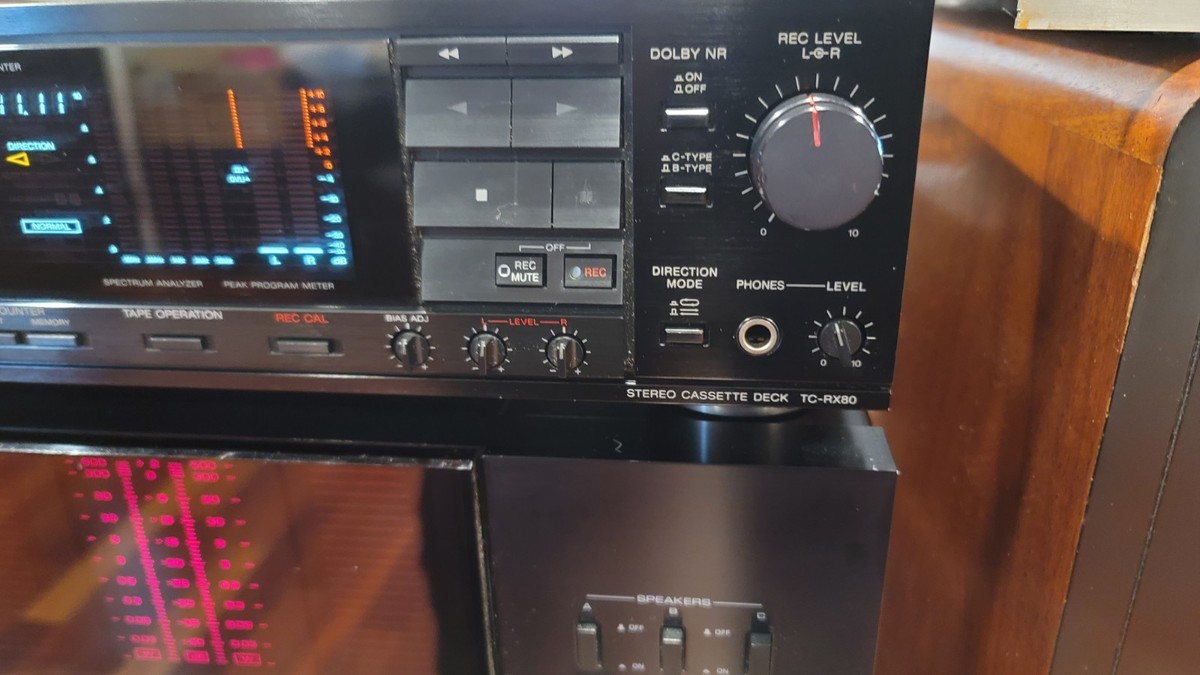 Sony TC-RX80 Black Cassette Deck | eBay