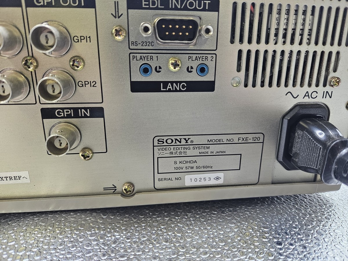 Vintage Sony FXE-120 Video Editing System USED | eBay