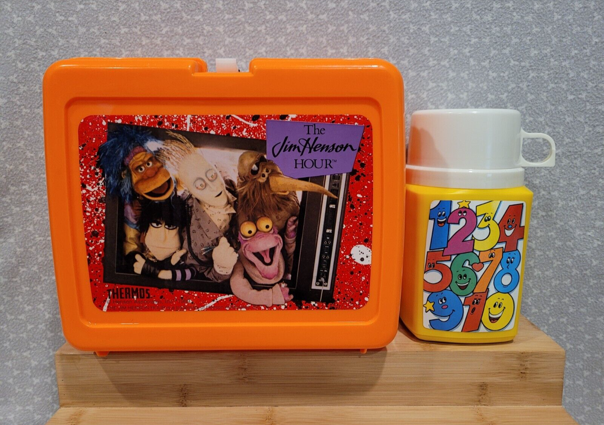 1989 Vintage The Jim Henson Hour Lunchbox & Numbers Roughneck