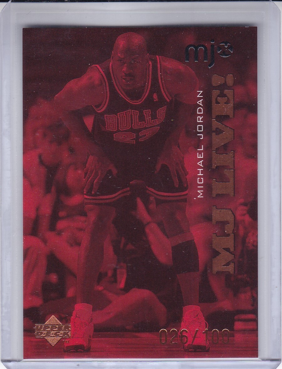 Michael Jordan 1998 Upper Deck MJx #1 Live /100 Price Guide