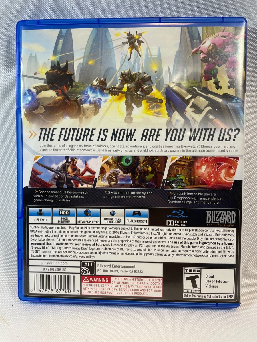 PS4 Game ~ Overwatch Origins Edition Sony Playstation 4 - Blizzard