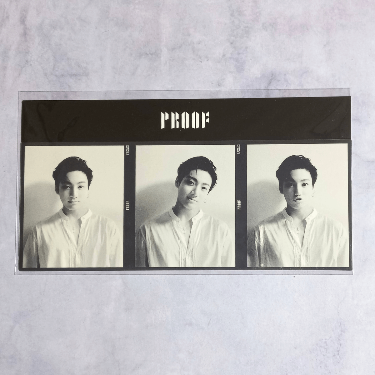 BTS Proof Weverse Special Gift Photo Card 3-Cut Film Photo Frame