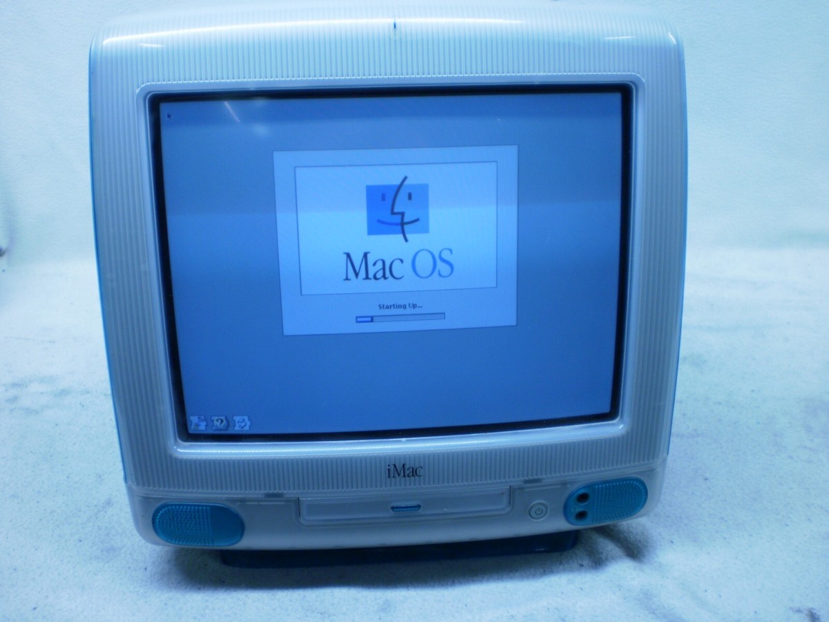 Vintage Apple Computer iMac G3 M4984 Blue Desktop, W/ AC | eBay