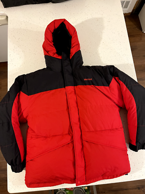 Marmot 8000 Meter DryLoft Goose Down Himalayan Jacket Coat Large