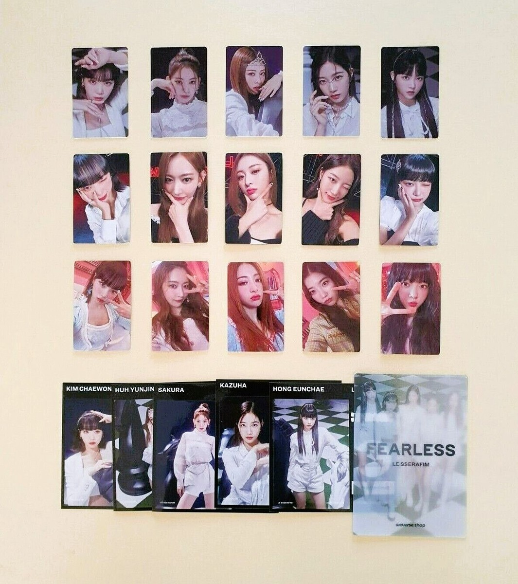 LE SSERAFIM - JAPAN 1st Single FEARLESS Official Photocard +