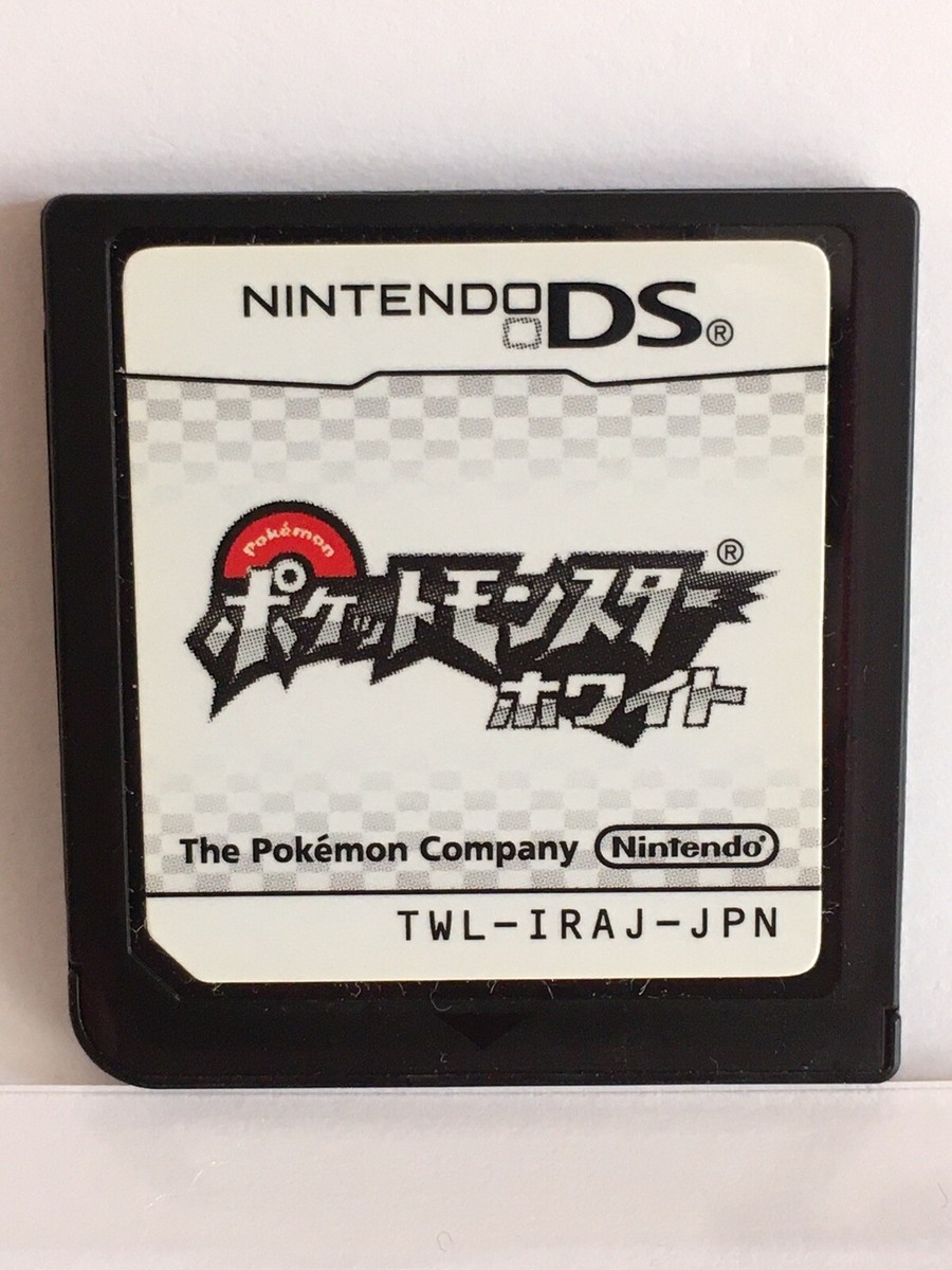 Authentic Nintendo DS Pokemon White Japanese Games Pocket Monster