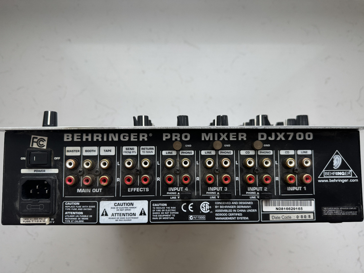 Behringer DJX700 Professional DJ Mixer 5-Channel - Works | eBay