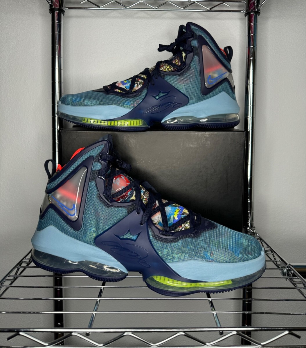 Men's 18US - Nike Lebron 19 'Fast Food - Dutch Blue' CZ0203-400 | eBay