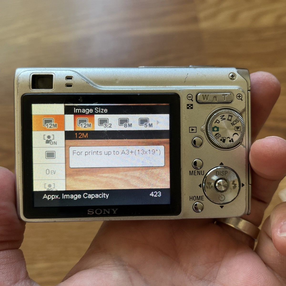 Sony Cyber-shot DSC-W200 12.1MP Digital Camera - Silver for sale