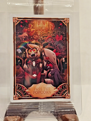 Hazbin Hotel Pass The Popcorn Foil promo Card (PR-15) - Sing Along