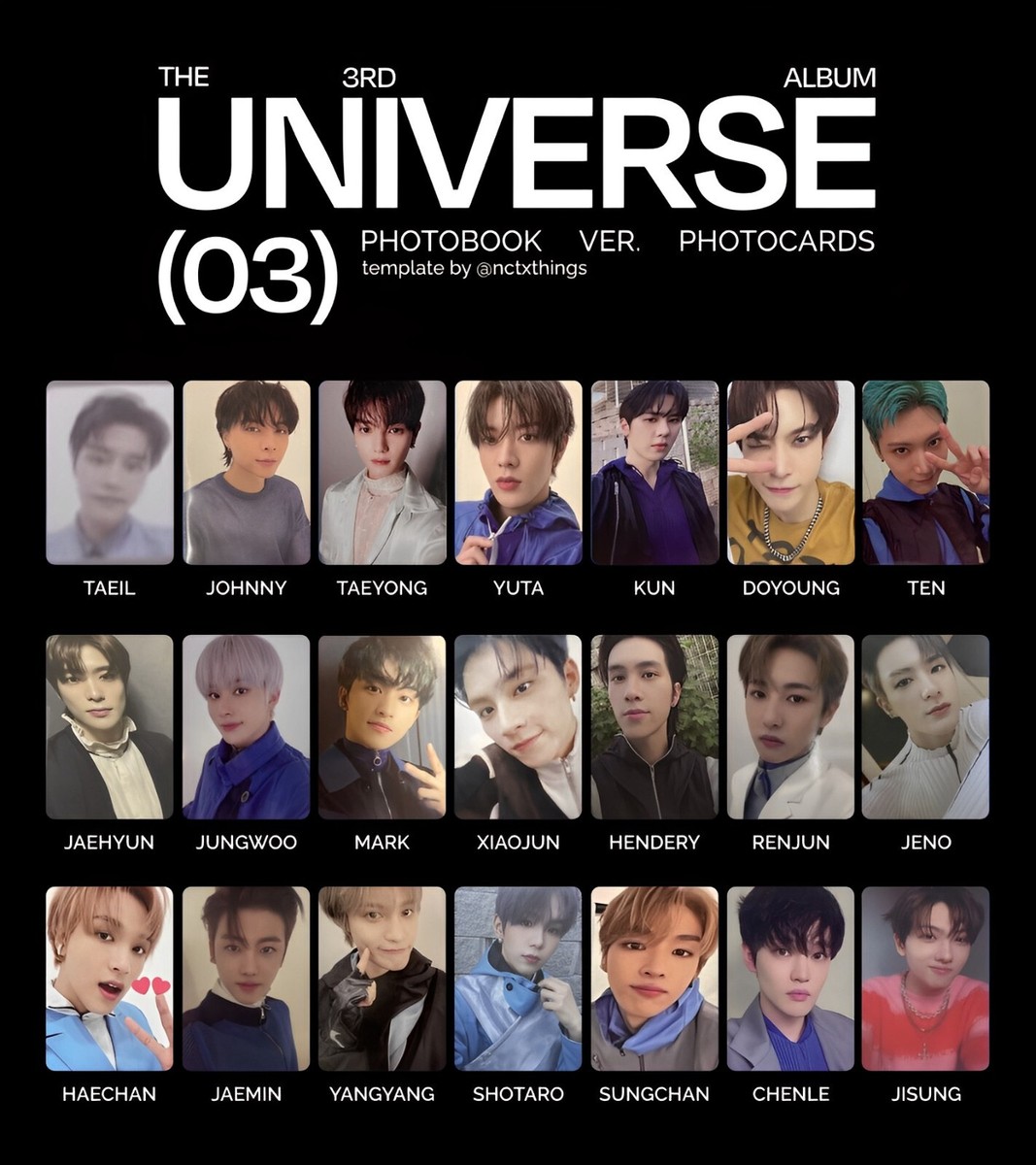 NCT2021 universe ユニバース ジェミン トレカ NCT 2021 universe