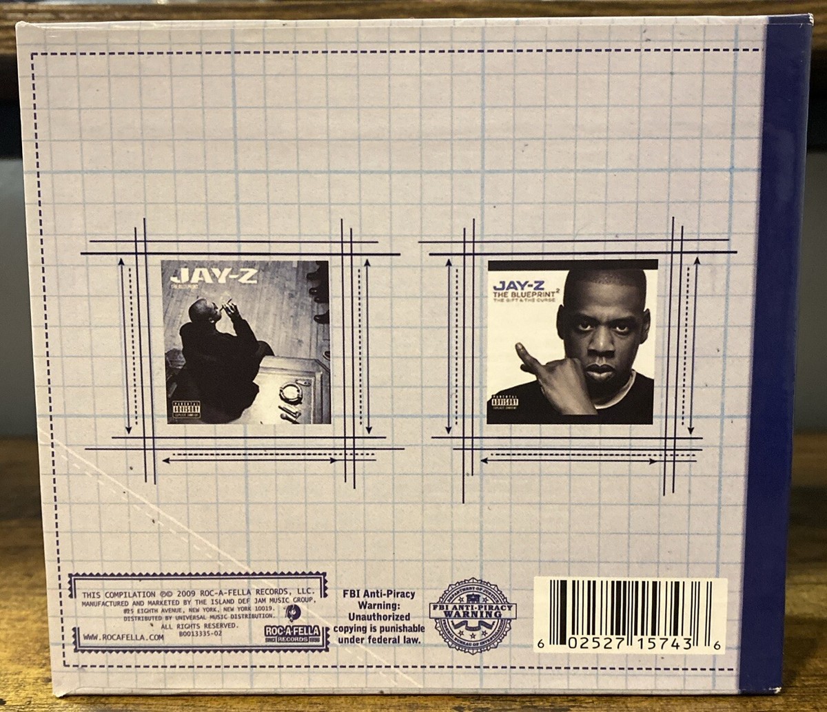 Jay-Z The Blueprint Collector's Edition with Poster 2009 Roc-A
