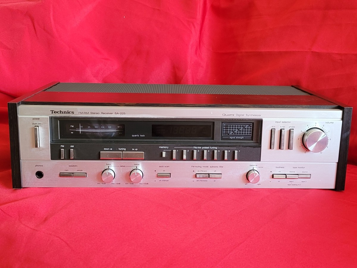 Vintage 1981 TECHNICS SA-225 Receiver Tested & Great Condition | eBay