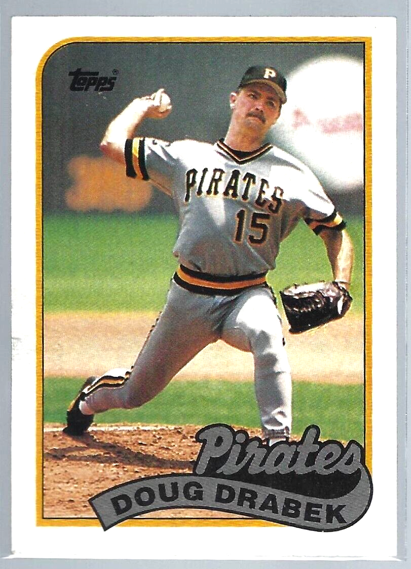 1989 Topps #478 - Doug Drabek - Pittsburgh Pirates Baseball Card