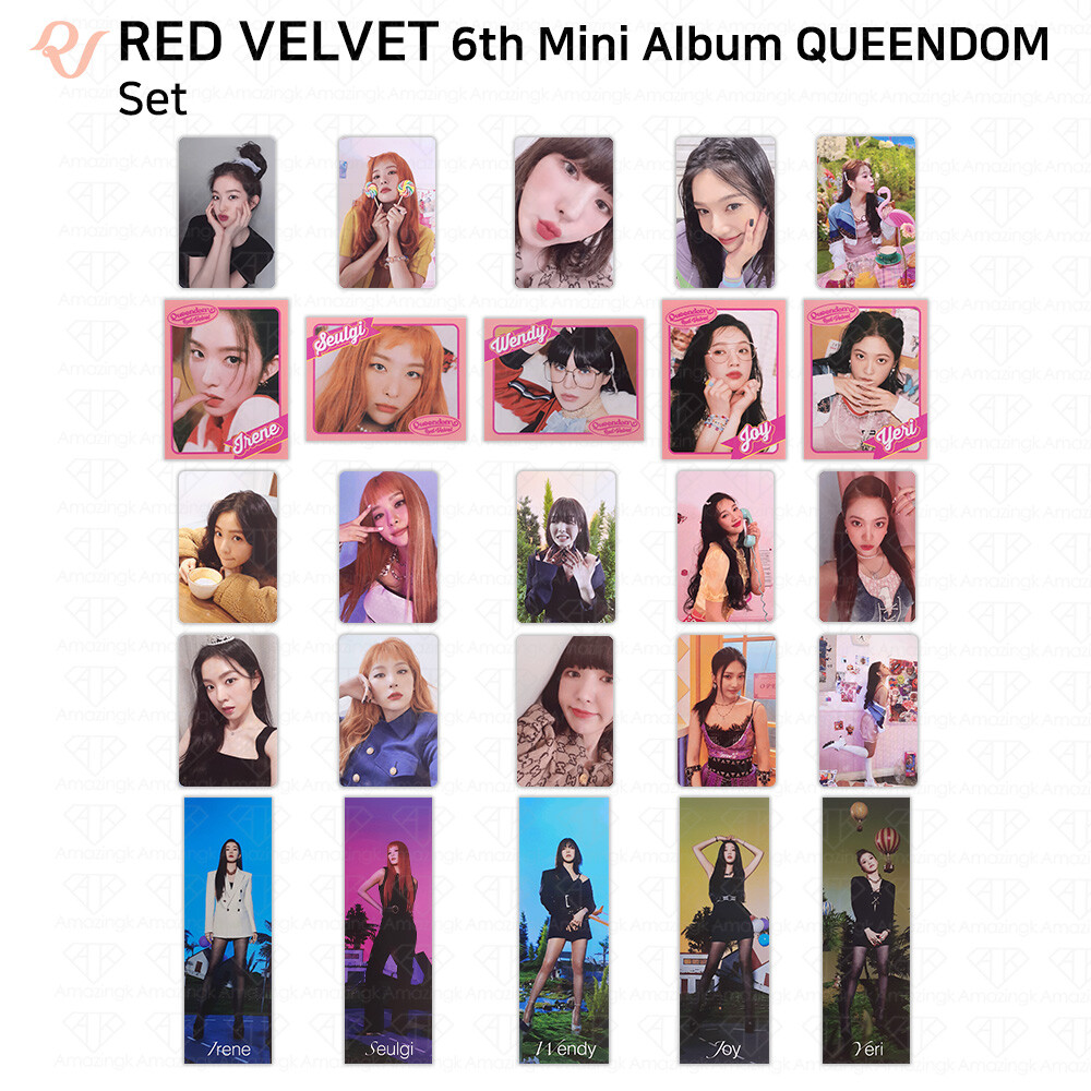 Red Velvet 6th Mini Album Queendom Official Photocard Special
