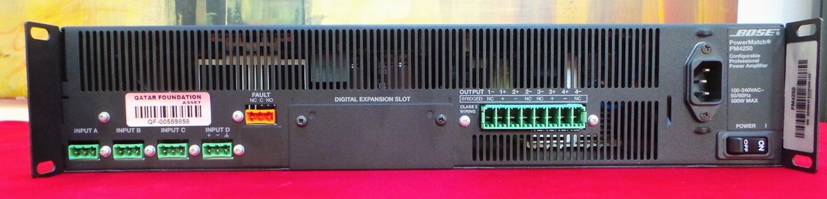 BOSE POWERMATCH PM4250 CONFIGURABLE POWER AMPLIFIER | eBay