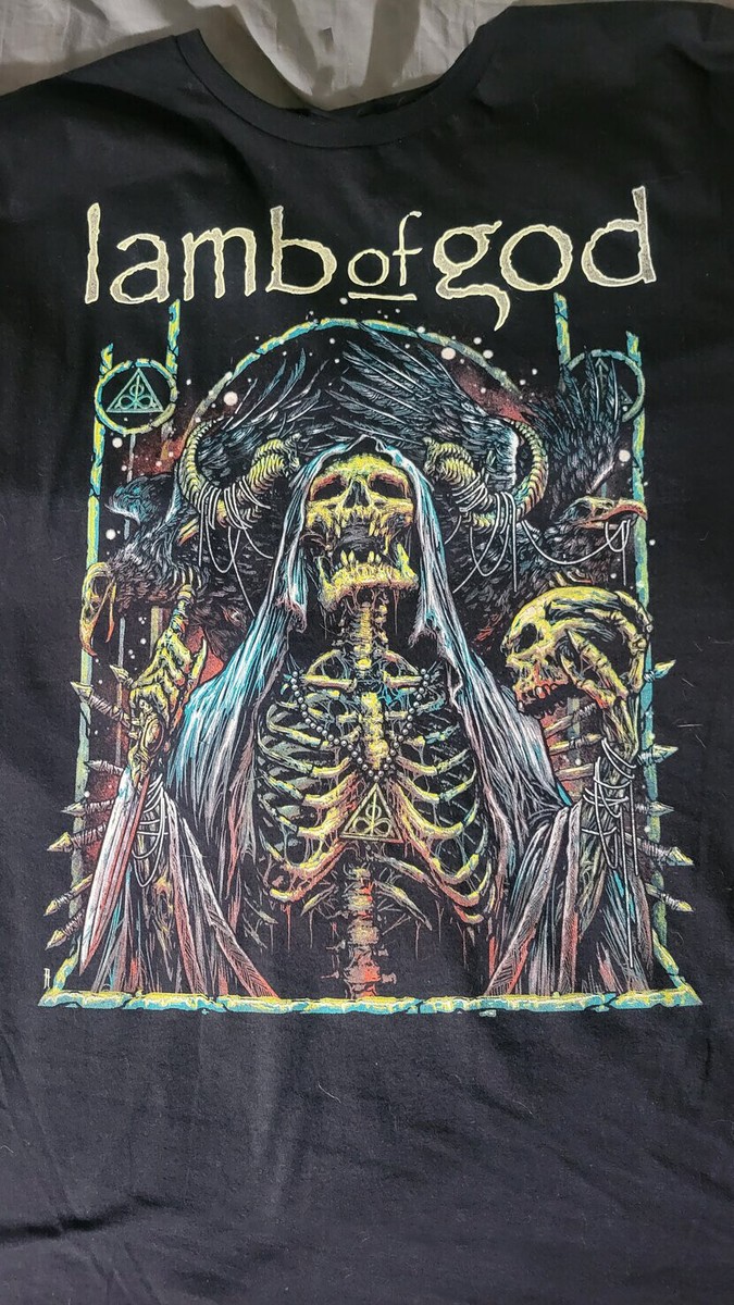 Lamb of God Band Rock Black Cotton Size S-5XL T-Shirt Gift Unique