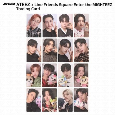 ATEEZ LINE FRIENDS Enter the Mighteez POP-UP Trading Card KPOP K