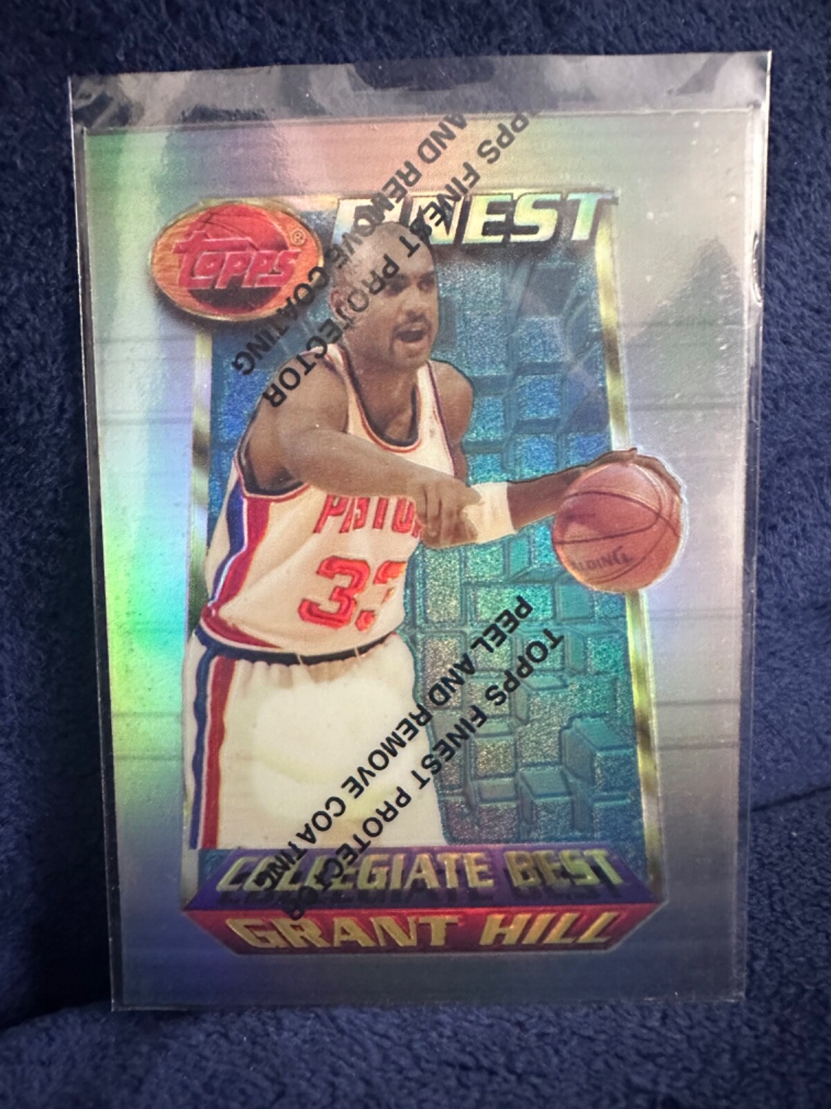 Grant Hill 1994 Topps Finest #240 Refractor (No Coating) Price