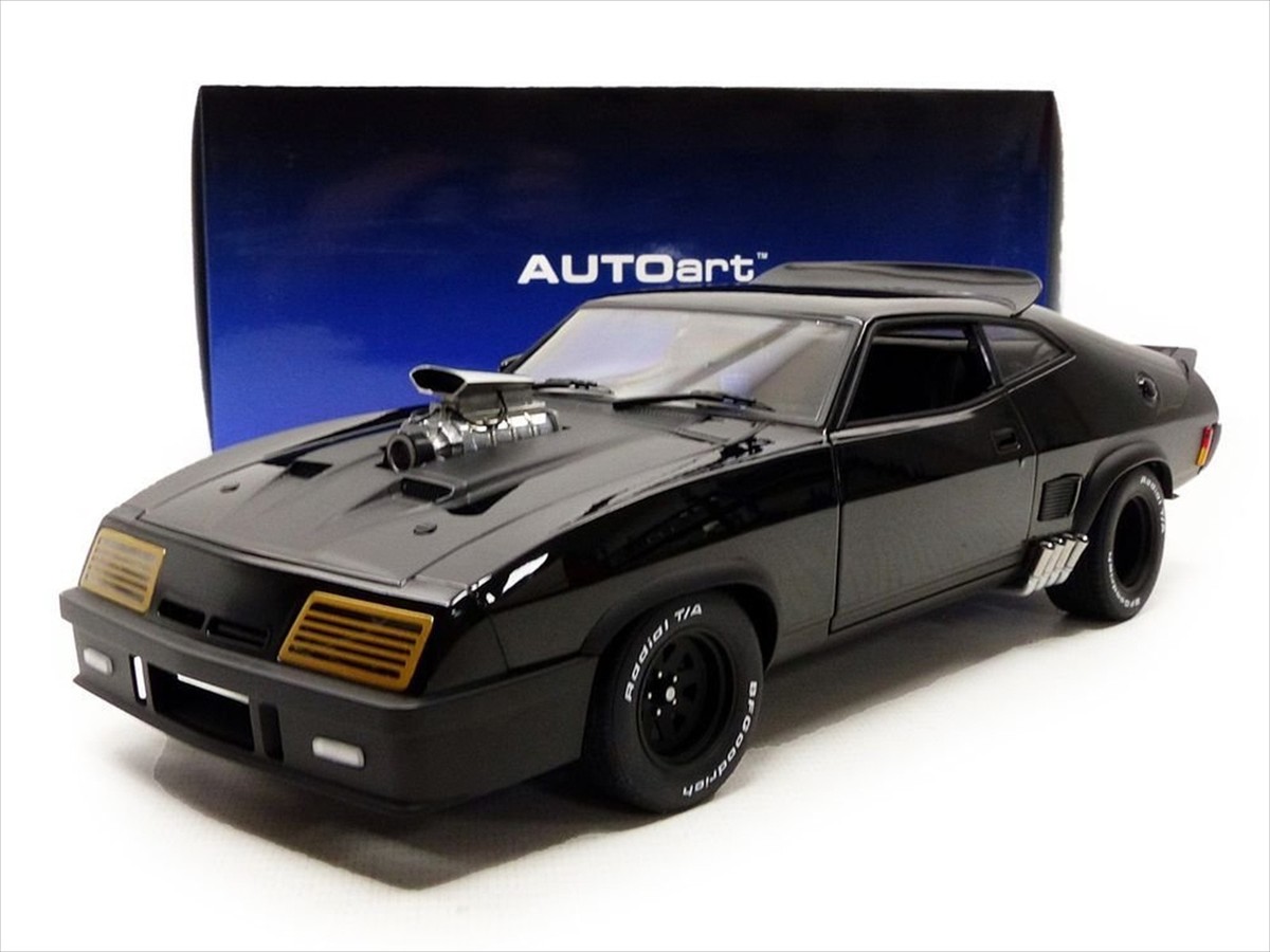 Autoart 1/18 Ford Xb Falcon Tuned Version Black Interceptor 72775