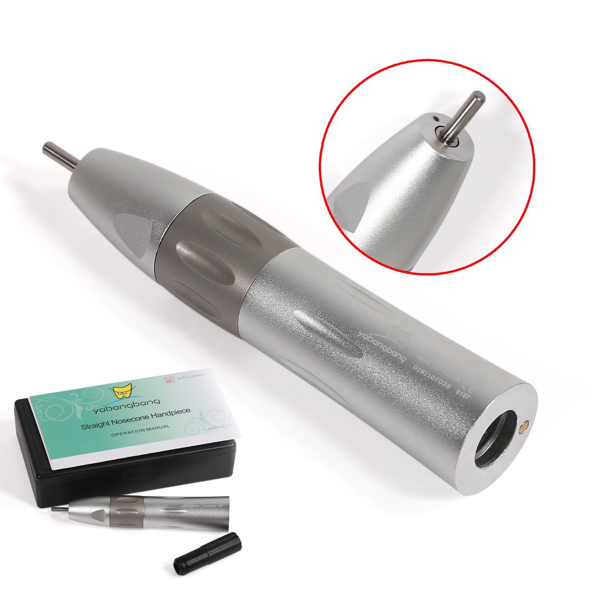NSK Style Dental Low Speed Straight Nosecone Handpiece Internal