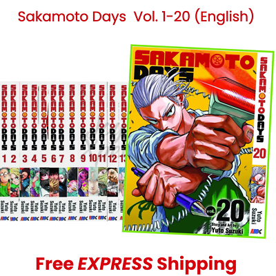 Comic Sakamoto Days Manga English Version Latest Volume 1-20