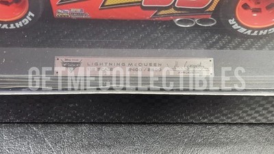 DISNEY PIXAR CARS SCHUCO 1:18 SCALE LIGHTNING MCQUEEN LE 2400/2500