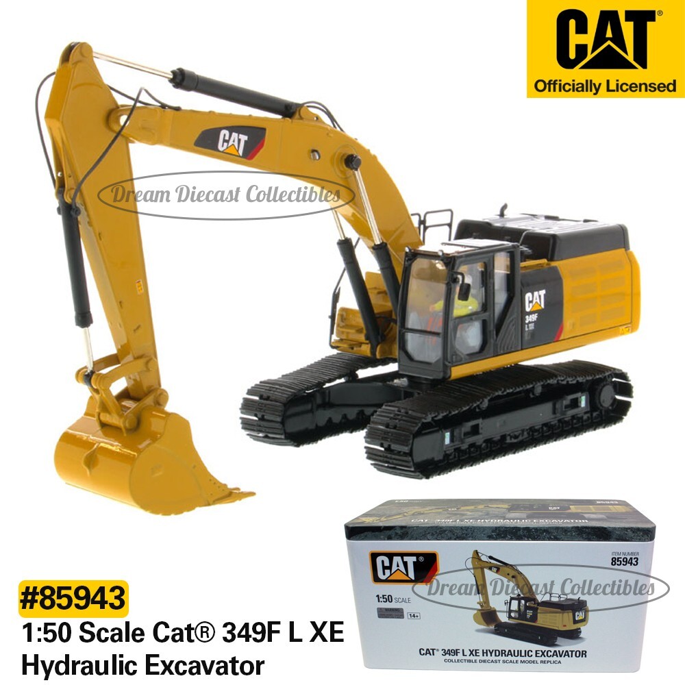 ⭐ 1:50 SCALE CATERPILLAR 349F L XE HYDRAULIC EXCAVATOR DIECAST