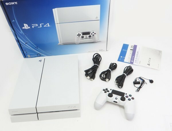 PS4 Glacier white Original 500GB Box Console PlayStation 4 [BOX