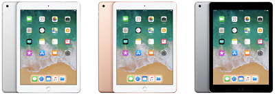 Apple iPad 6th Gen. 32GB, Wi-Fi + Cellular (Unlocked), 9.7in