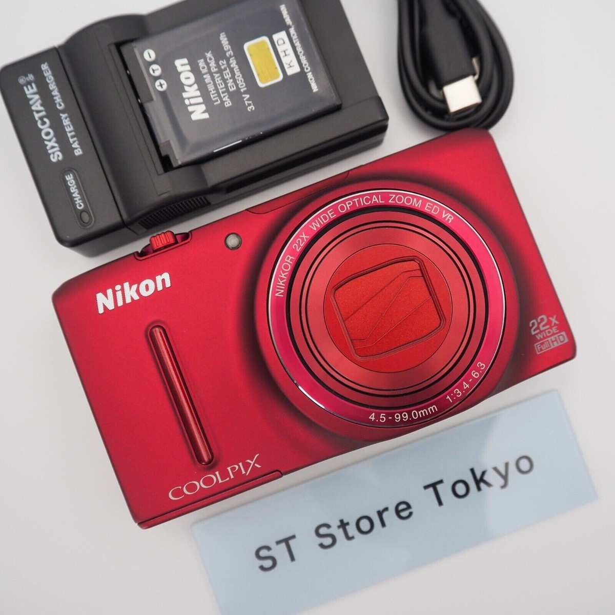 Mint] Nikon CoolPix S9500 22x Zoom Digital Camera Wi-Fi GPS w
