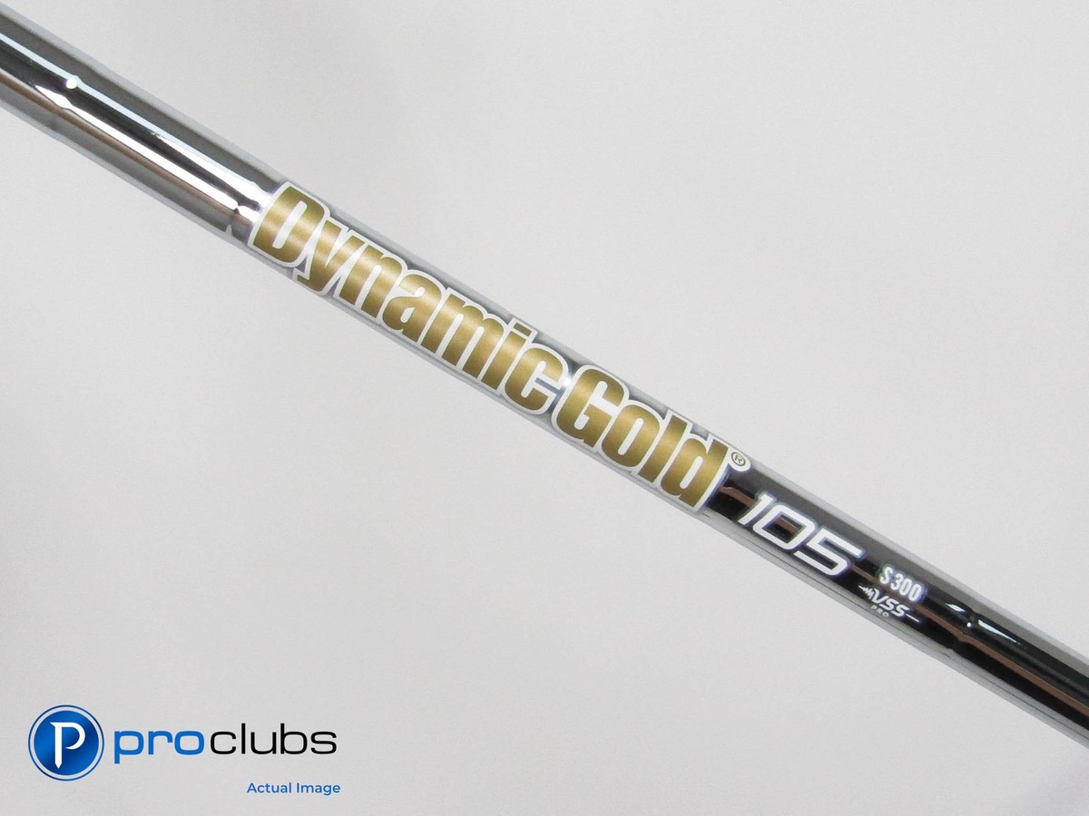 New! DYNAMIC GOLD 105 VSS Pro S300 Stiff Flex Steel 4-Iron Shaft