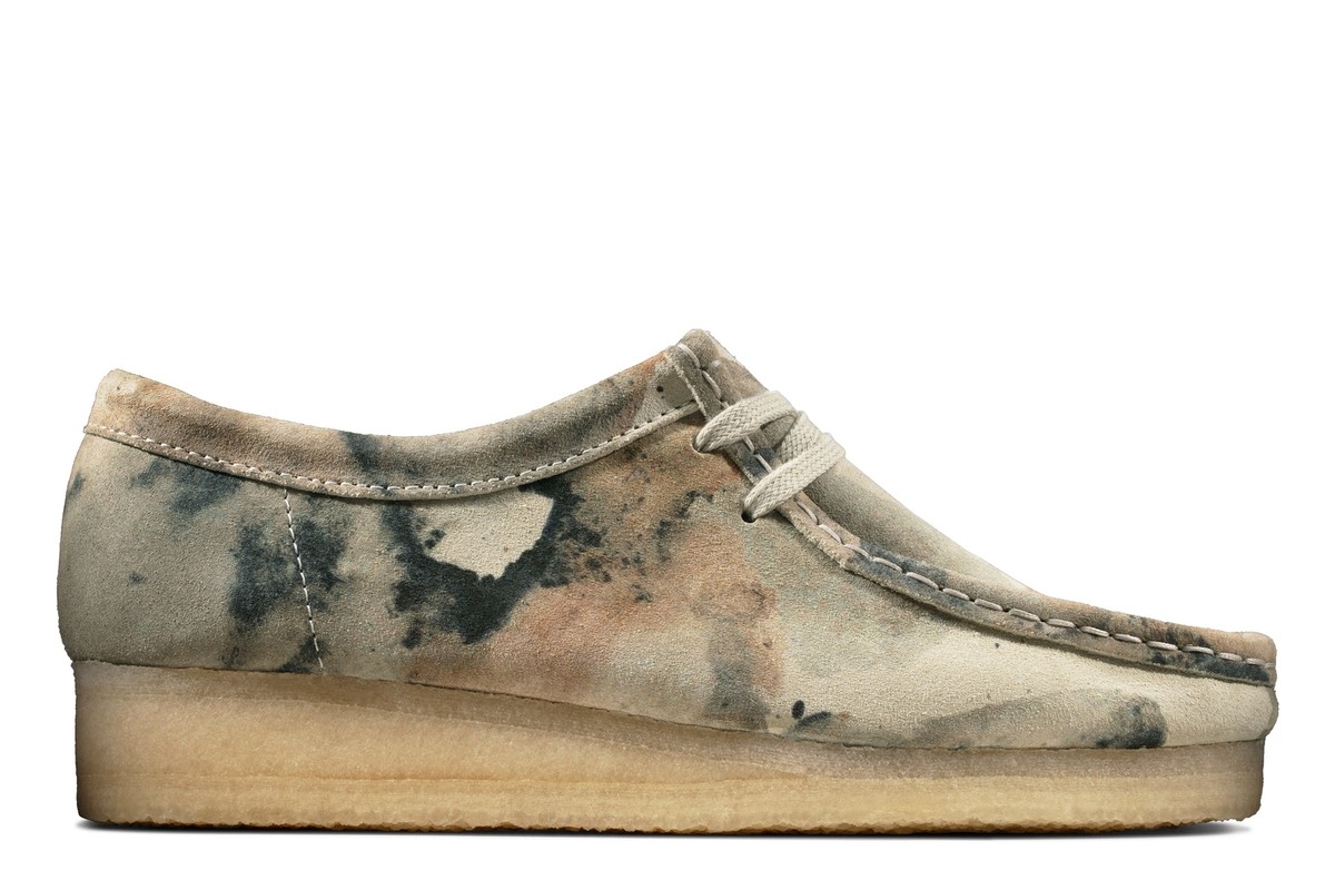Clarks Original Men Wallabee Off White Camo | eBay