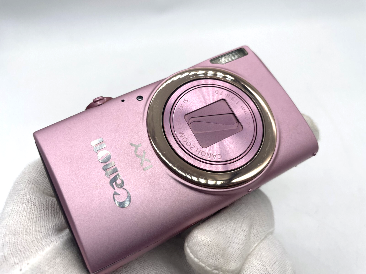 Canon IXY 630 Pink Digital Camera 16MP 12x Zoom w/ Battery