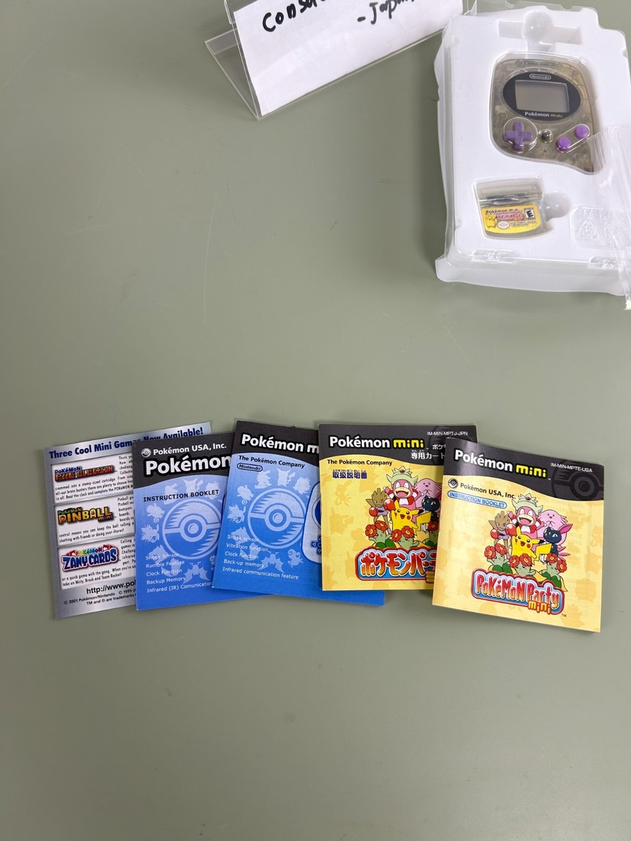 Pokemon Mini SMOOCHUM PURPLE Console MIN-001 From Japan | eBay