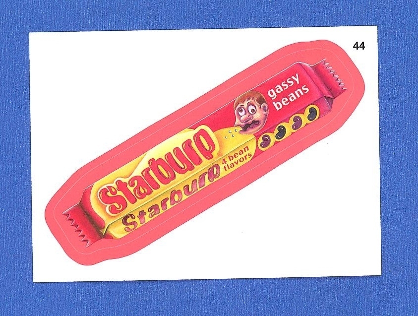 WACKY PACKAGES SERIES #9 - STARBURP CANDY RED-PINK BORDER PARALLEL