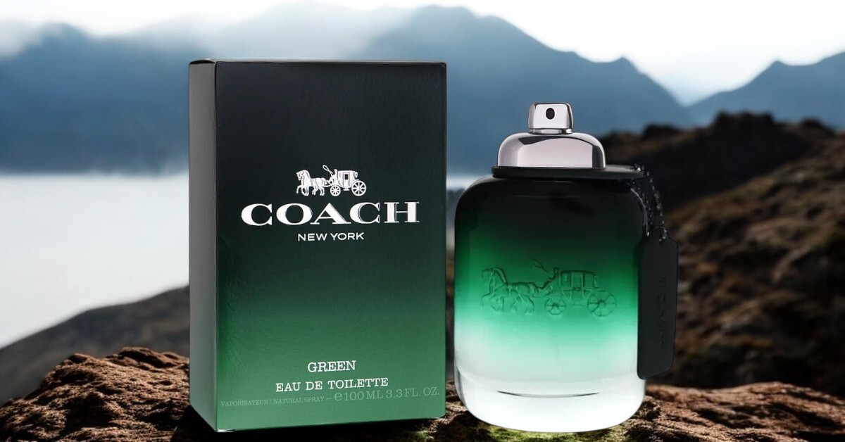 Coach Green by Coach cologne for men EDT Spray 3.3 /3.4 oz New in