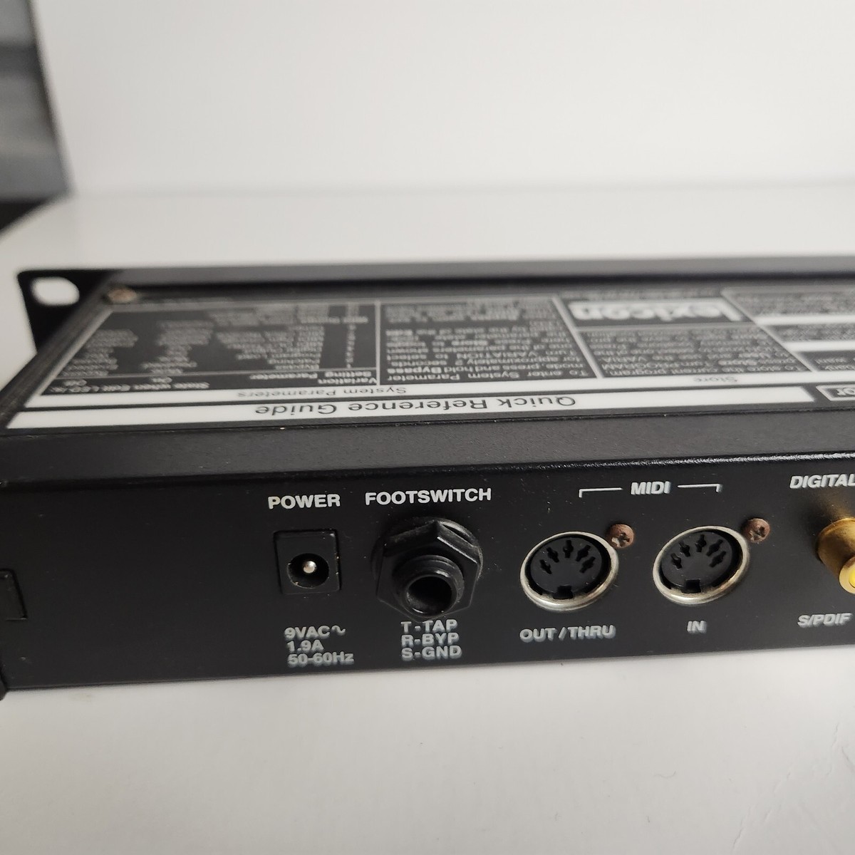 Lexicon MPX100 Dual Channel Effects Processor without power supply