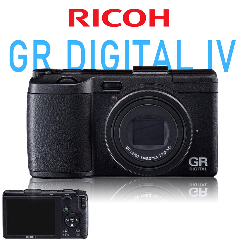 RICOH GR DIGITAL IV 10.4 MP 4x zoom Black Camera W/ 28mm