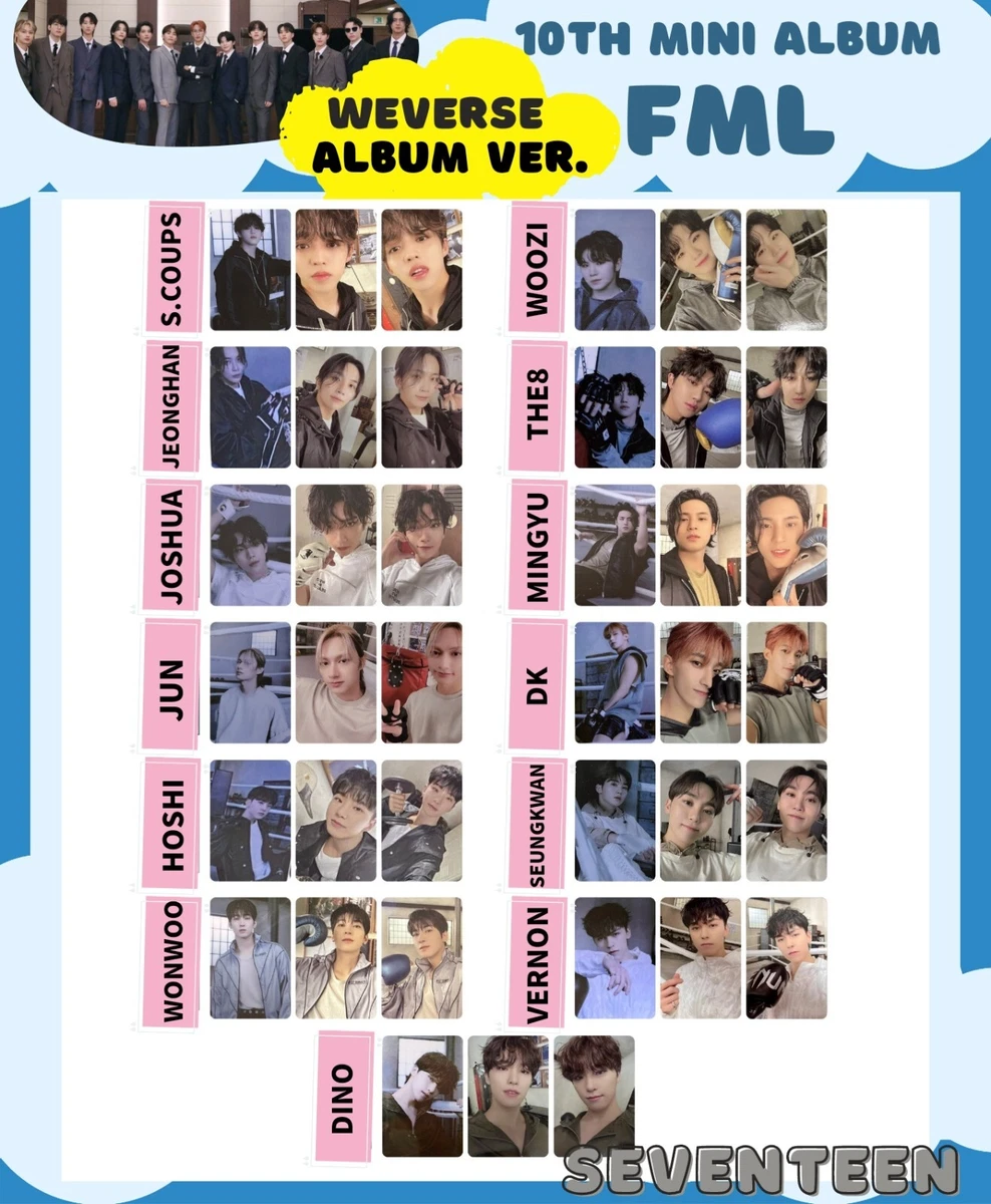 SEVENTEEN FML weverse 抽選ラキドロ トレカ 6枚 【公式通販】